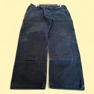 Triple Aught Design Double Knee Canvas Pants Black 34x30 USA